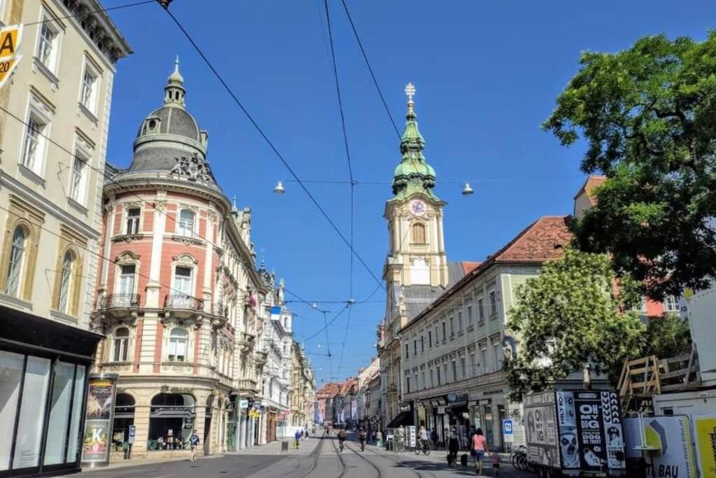 Annenstrasse Graz Central Apartment'6Beds'Freeparking מראה חיצוני תמונה